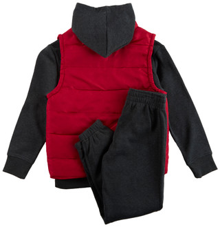 Thumbnail 2: RBX RBX Big Boys Active 3 Pc Hoodie Vest Set 
