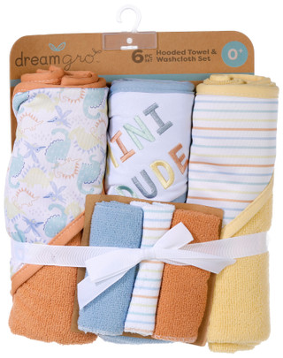 Thumbnail 1: DREAMGRO Dreamgro 6 pc Dino Hooded Bath Set 