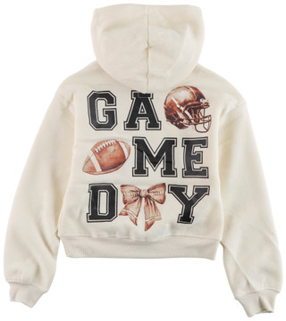 Thumbnail 2: No Comment No Comment Big Girls Fleece Game Day Hoodie 