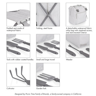 Thumbnail 7: Oniva Oniva 2.0 Gardener Folding Seat With Tools Set 