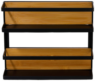 Thumbnail 2: GOURMET HOME PRODUCTS Gourmet Home Products 2-Tier Magnetic Spice Rack 