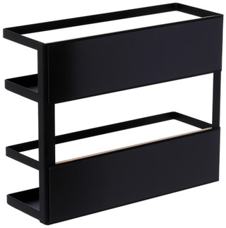 Thumbnail 4: GOURMET HOME PRODUCTS Gourmet Home Products 2-Tier Magnetic Spice Rack 