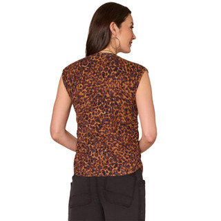 Thumbnail 2: Democracy Democracy Womens Extended Shoulder Printed Sweater 