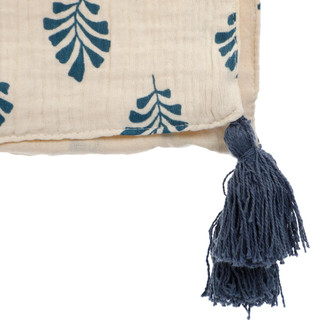 Thumbnail 2: MDESIGN MDesign 16x80 Printed Gauze Table Runner with Tassels 