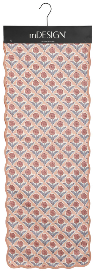 Thumbnail 1: MDESIGN MDesign 15x80 Willow Wavy Chenille Scallop Table Runner 
