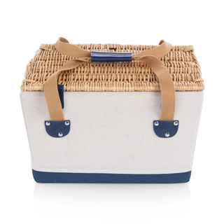 Thumbnail 6: Picnic Time Picnic Time 12 Pc. Boardwalk Picnic Basket Set For Two 