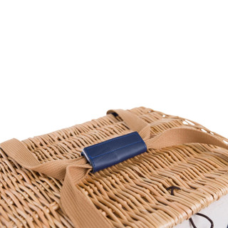 Thumbnail 13: Picnic Time Picnic Time 12 Pc. Boardwalk Picnic Basket Set For Two 