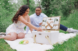 Thumbnail 9: Picnic Time Picnic Time 13 Pc. Lemongrove Picnic Basket Set For Two 
