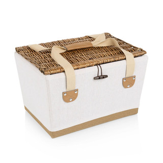 Thumbnail 14: Picnic Time Picnic Time 13 Pc. Lemongrove Picnic Basket Set For Two 
