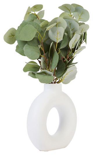Thumbnail 2: FLORA BUNDA Flora Bunda 8 in Plant in Ceramic Donut Pot 