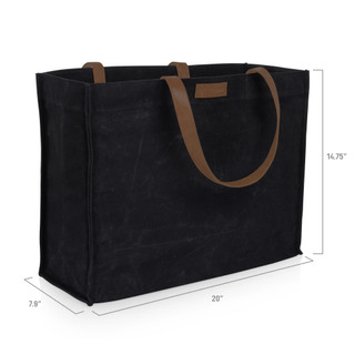 Thumbnail 2: Oniva Oniva Market Waxed-Canvas Large Tote With Handles 