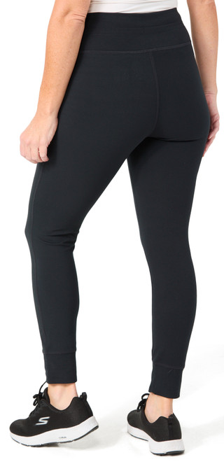 Thumbnail 2: Brisas Brisas Womens Active Fitted Solid Capri Joggers 