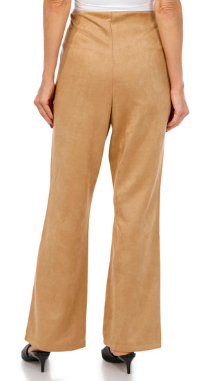 Thumbnail 2: Ellen Tracy Ellen Tracy Womens Suede Semi Flare Pants 