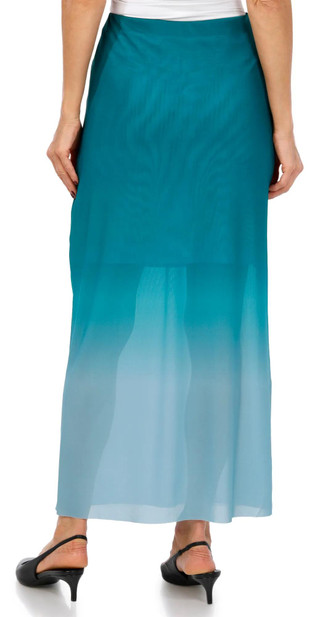 Thumbnail 2: Express Womens Ombre Mesh Midi Skirt 