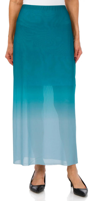 Thumbnail 1: Express Womens Ombre Mesh Midi Skirt 