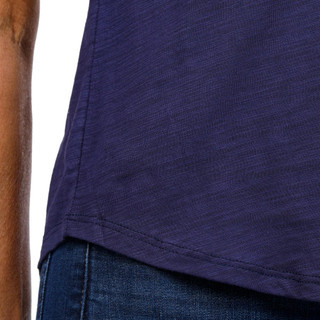 Thumbnail 3: Blue Sol Blue Sol Petite Solid Short Sleeve Luxey Scoop Top 