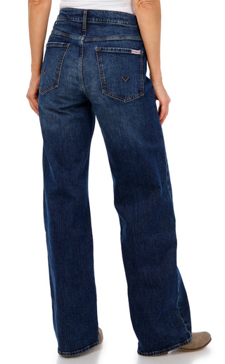 Thumbnail 2: Hudson Hudson Womens Rosalie High Rise Wide Leg Jeans 