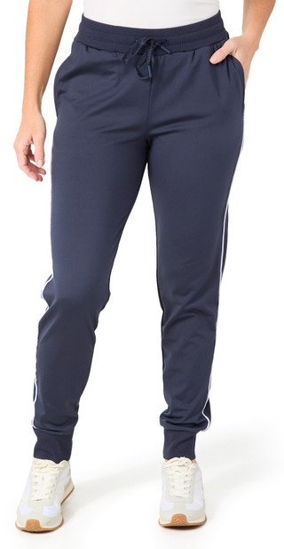 Thumbnail 1: VOGO Vogo Womens Active White Piping Fleeced Joggers 