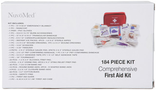 Thumbnail 2: Nuvo Med NuvoMed 184 Pc Comprehensive First Aid Kit 
