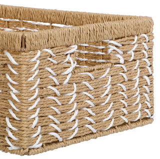 Thumbnail 2: AVA Ava Multi-Use Samara Chevron Storage Basket 