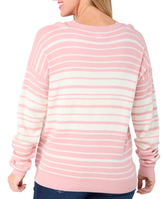 Thumbnail 2: REMI JAMES Remi James Womens Long Sleeve Fine Gauge Crew Sweater 
