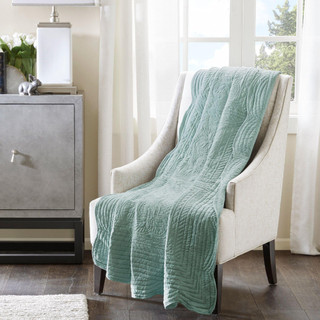 Thumbnail 2: Madison Park Madison Park Tuscany Oversized Quilted Throw 