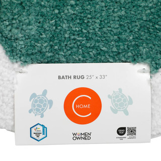 Thumbnail 2: Caro Home Caro Home 25x33 Turtle Shape Bath Rug 