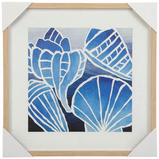 Thumbnail 1: StyleCraft StyleCraft 24 In Blue Shell Wall Art 