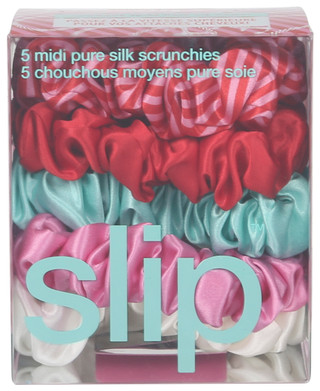Thumbnail 1: SLIP Slip 5P Midi Pure Silk Scrunchie Set Gelato 