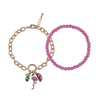 Thumbnail 1: JULIET Julliet 2 Pc Boxed Watermelon Bracelet Set 