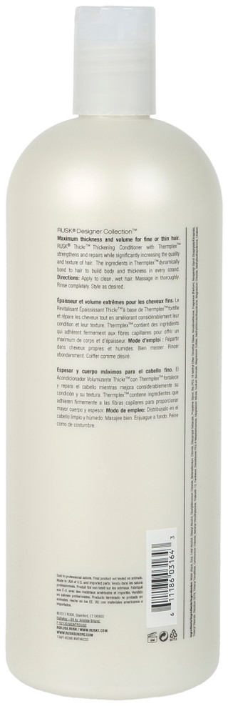 Thumbnail 2: Rusk Rusk Thickr Thickening Conditioner, 33.8 Oz. 
