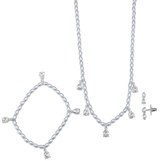 Thumbnail 1: You're Invited You're Invited Earring, Necklace and Bracelet Set 