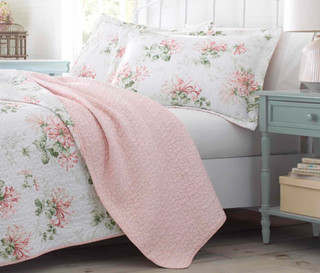Thumbnail 6: Laura Ashley Laura Ashley Honeysuckle Quilt Set 