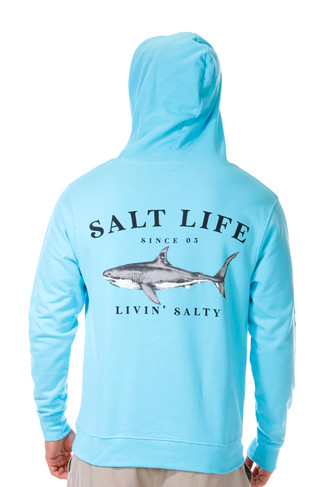 Thumbnail 2: Salt Life Salt Life Mens Jaws of Steel Fleece Hoodie 