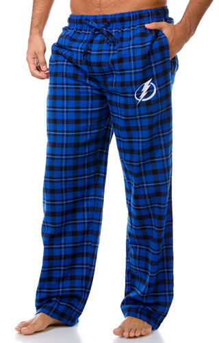 Thumbnail 1: Tampa Bay Lightning Tampa Bay Lightning Mens Hawthorne Plaid Pajama Pants 