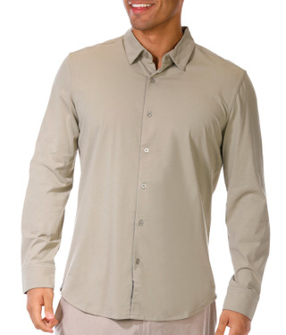 Thumbnail 1: GRAYERS Grayers Mens Long Sleeve Sorona Knit Button Down Shirt 