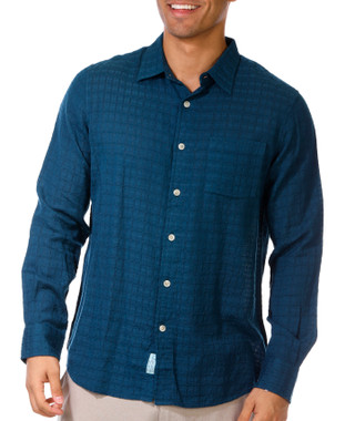 Thumbnail 1: GRAYERS Grayers Mens Long Sleeve Dobby Button Down Shirt 