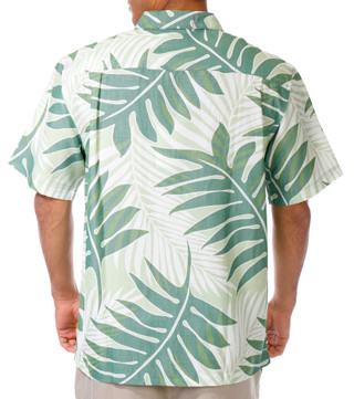 Thumbnail 3: QUICKSILVER WATERMAN Quicksilver Waterman Mens Short Sleeve Tropical Leaf Shirt 