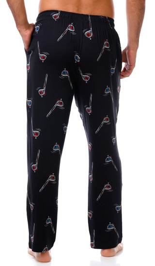 Thumbnail 3: PGA TOUR PGA Tour Mens Ultra Luxe Golf Club Print Pajama Pants 