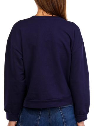 Thumbnail 3: Kaktus Kaktus Petite Long Sleeve Flower Soutache Sweater 