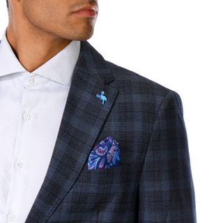 Thumbnail 4: TAILORBYRD Tailorbyrd Mens Long Sleeve Signature Glen Plaid Sport Coat 
