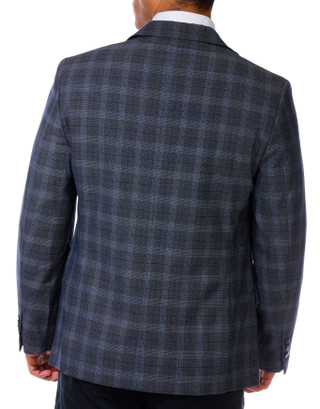 Thumbnail 5: TAILORBYRD Tailorbyrd Mens Long Sleeve Signature Glen Plaid Sport Coat 