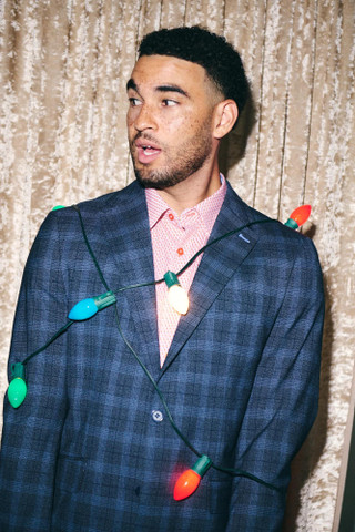 Thumbnail 7: TAILORBYRD Tailorbyrd Mens Long Sleeve Classic Windowpane Sport Coat 