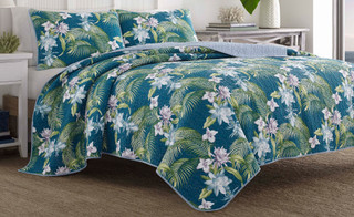 Thumbnail 2: Tommy Bahama Tommy Bahama Southern Breeze Quilt Set 
