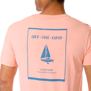 Thumbnail 3: GRAYERS Grayers Mens Off The Grid Short Sleeve Graphic T-Shirt 