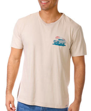 Thumbnail 1: GRAYERS Grayers Mens Canoe Print Short Sleeve Cotton T-Shirt 