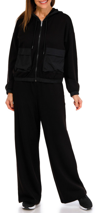 Thumbnail 1: JASON WU Jason Wu Womens Woven Trim Zip Up Jacket 