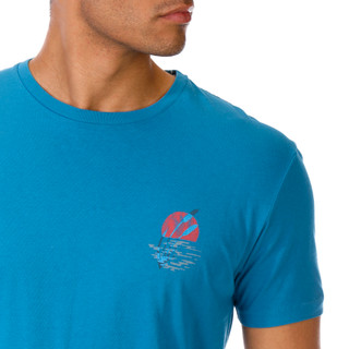 Thumbnail 3: GRAYERS Grayers Mens Sunset Print Short Sleeve Cotton T-Shirt 
