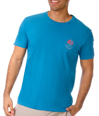 Thumbnail 1: GRAYERS Grayers Mens Sunset Print Short Sleeve Cotton T-Shirt 