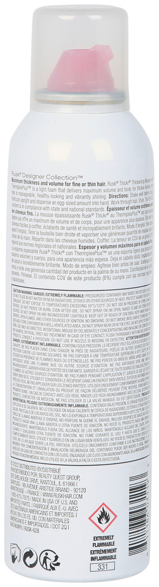Thumbnail 2: Rusk Rusk Thickr Thickening Mousse, 8.8 fl oz. 